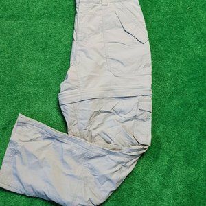 EMS Khaki Hiking Pants Zippered Shorts 10.b34